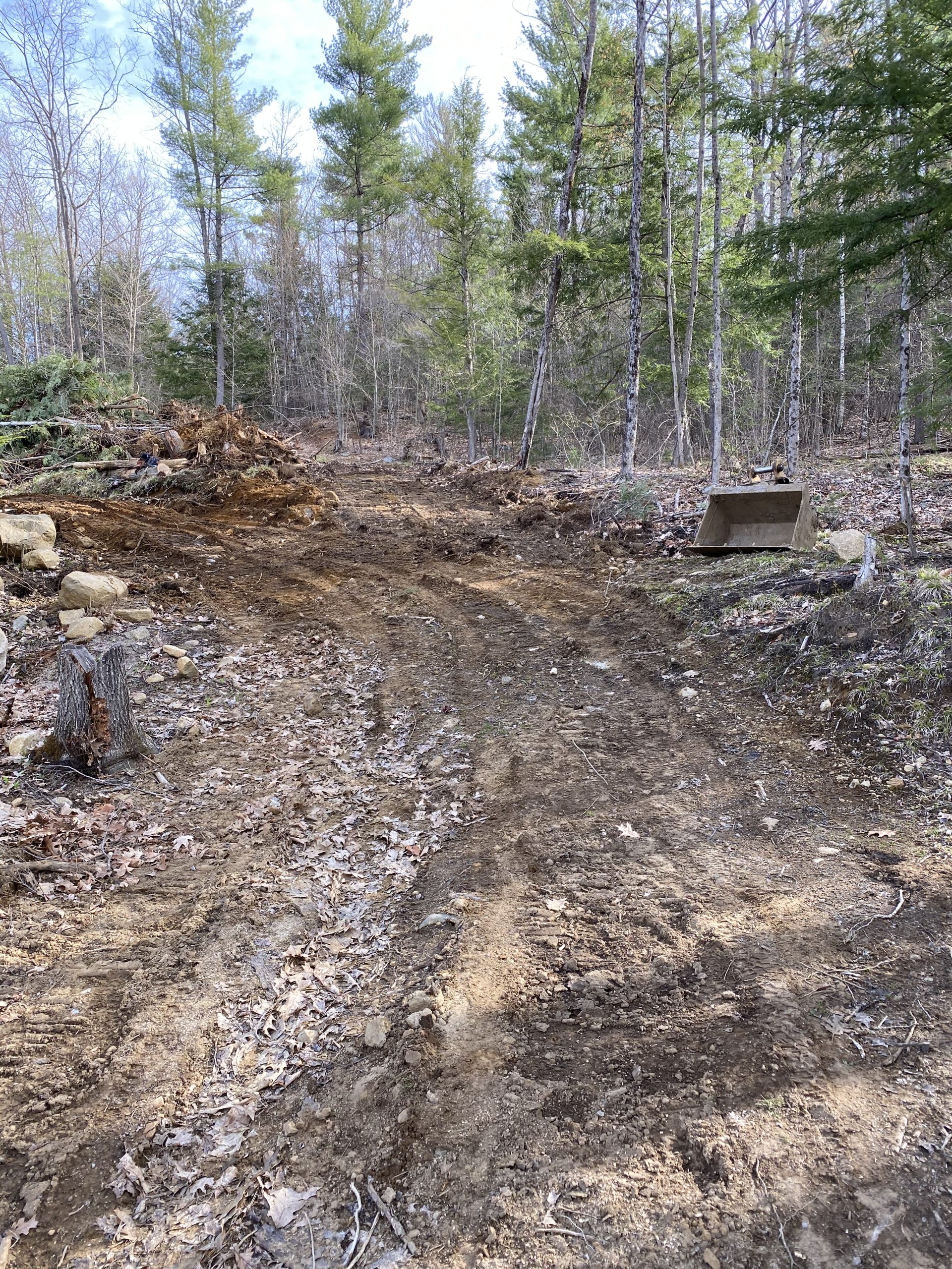 1_Roughing_in_the_road_drive roughing the road