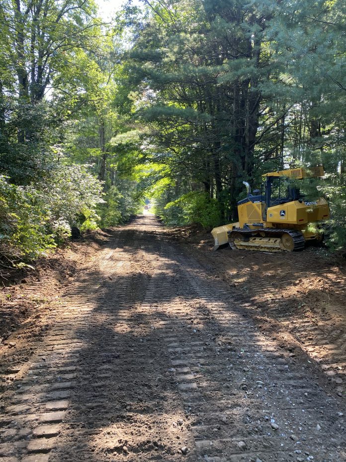 2_Roughing_in_the_road_drive roughing the road